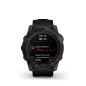 Preview: GARMIN Fenix 7X Sapphire Solar, Schwarzes DLC-Titan mit schwarzem Armband, 51mm (010-02541-23)